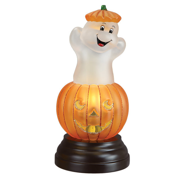 Ghost Pumpkin Light by Old World Christmas