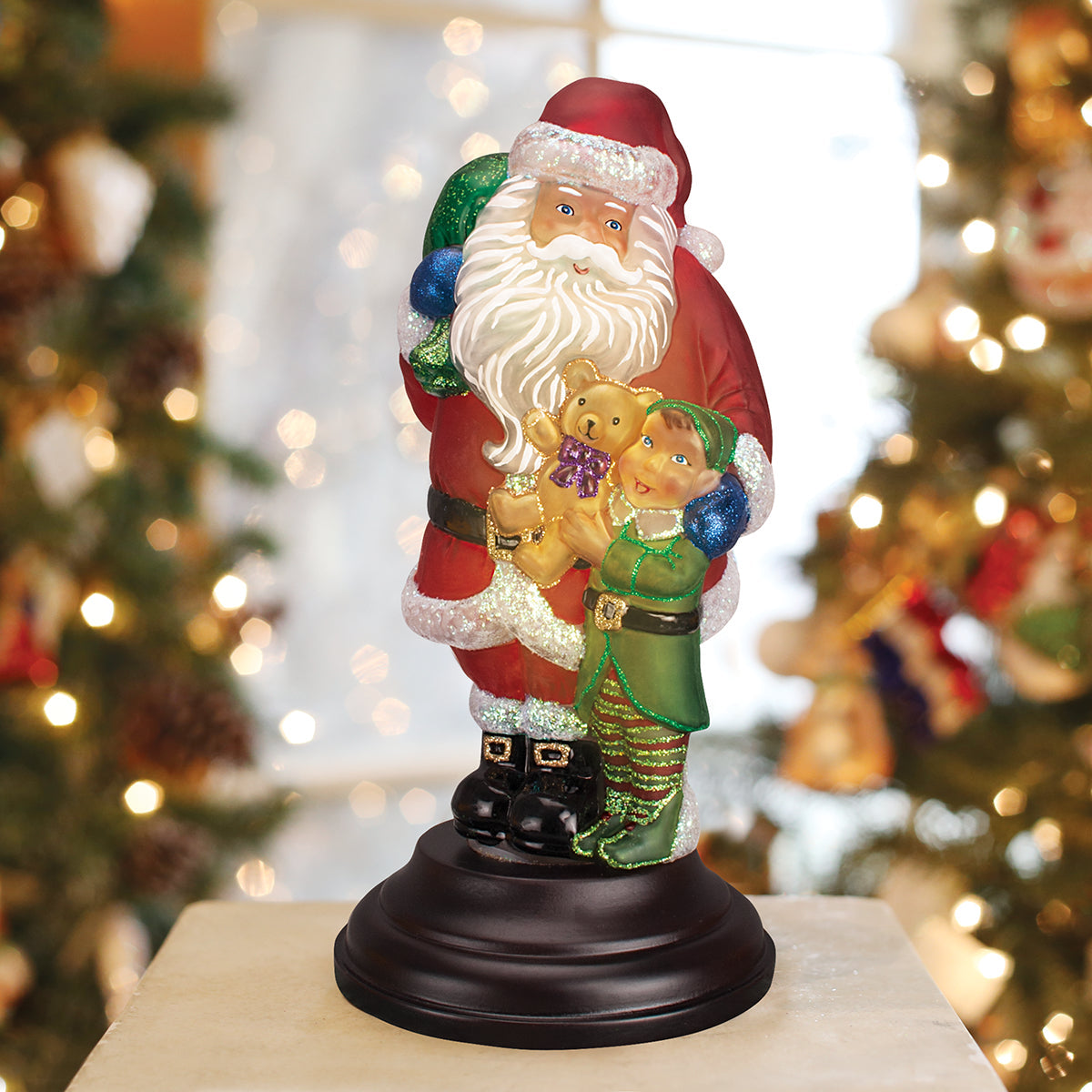 Santa's Bright-eyed Buddy Light by Old World Christmas