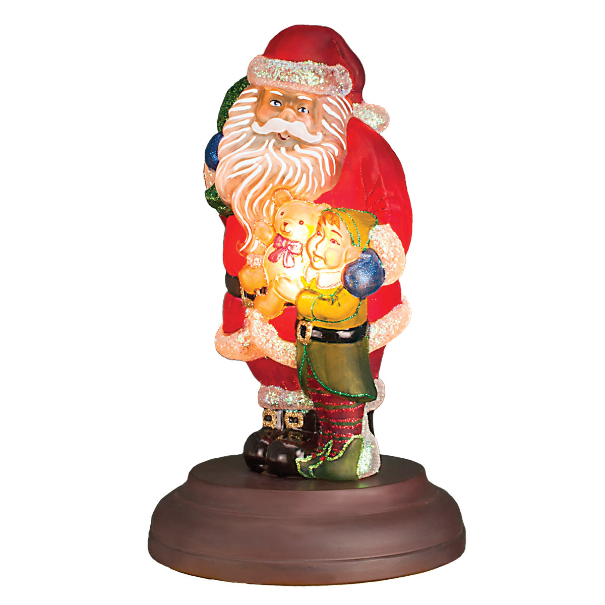 Santa's Bright-eyed Buddy Light by Old World Christmas