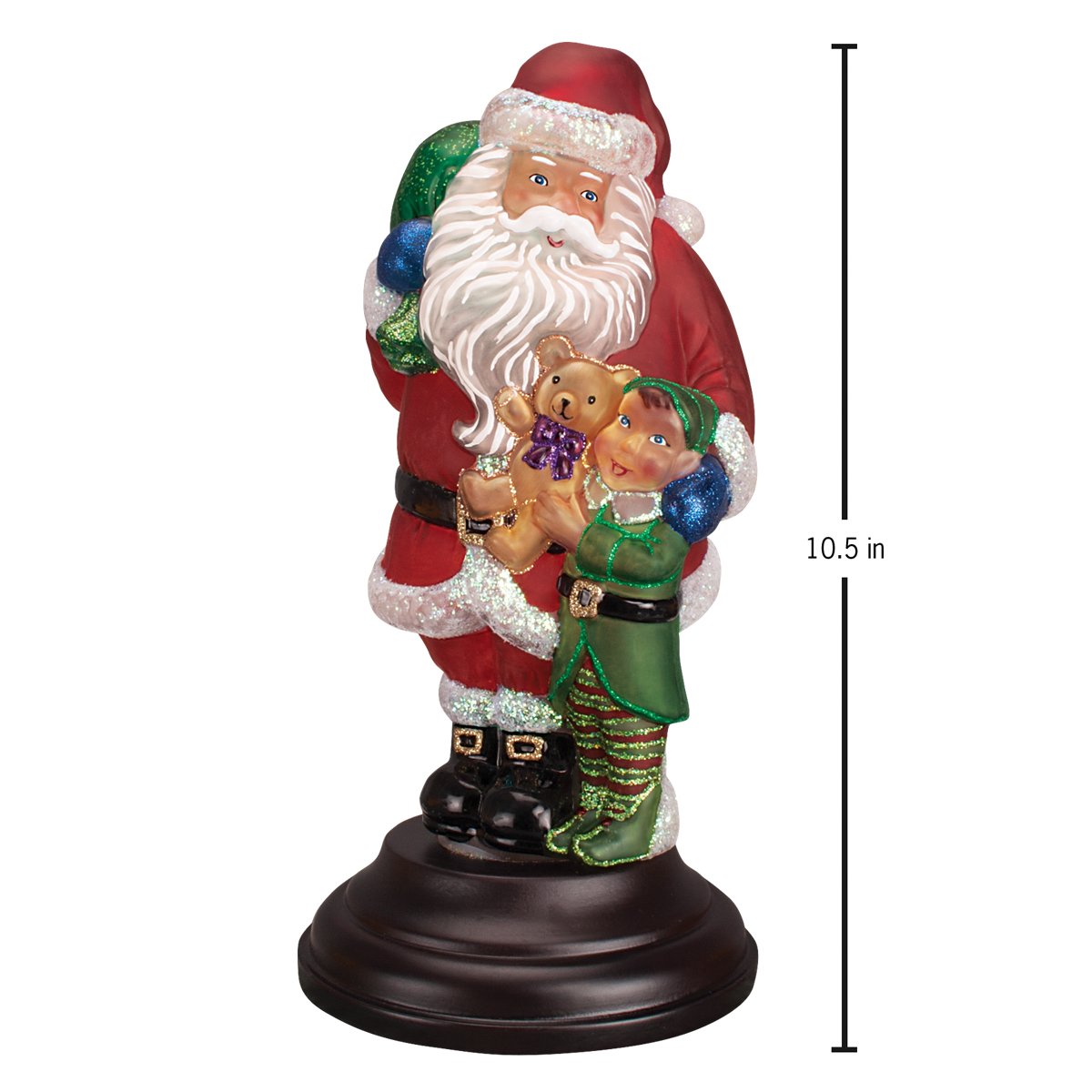 Santa's Bright-eyed Buddy Light by Old World Christmas