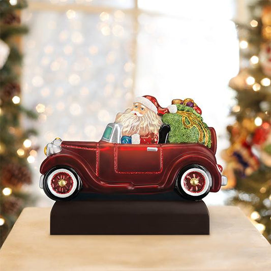 Santa In Antique Car Light by Old World Christmas
