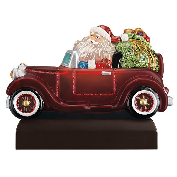Santa In Antique Car Light by Old World Christmas