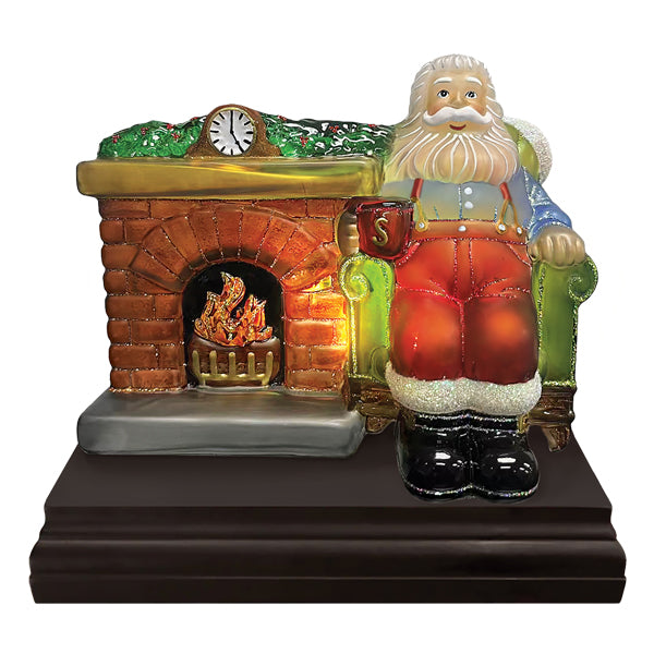Santa At Hearth Light by Old World Christmas