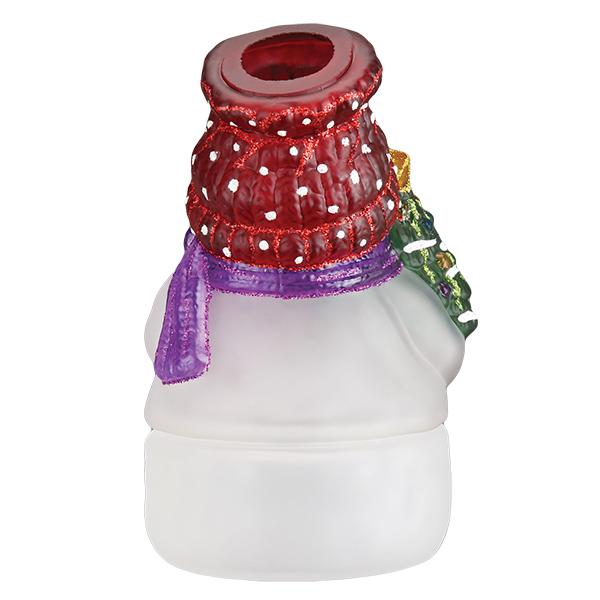 Snowman With Tree Candle Light by Old World Christmas