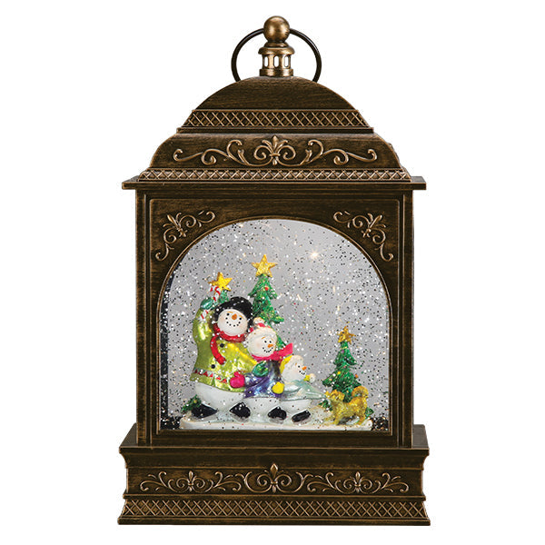 Snow Family Lantern by Old World Christmas