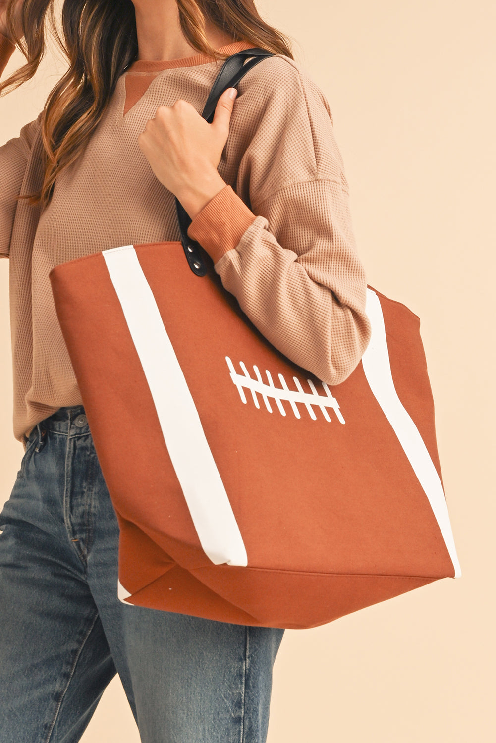 Football Large Tote Bag