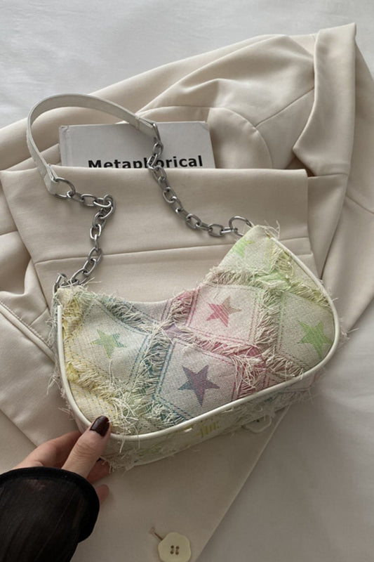 Star Print Shoulder Bag