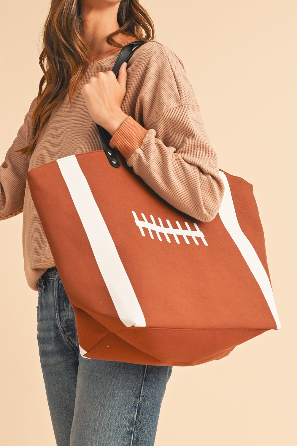 Football Large Tote Bag