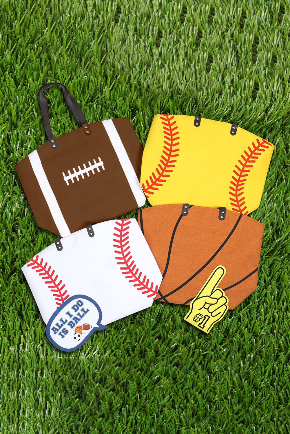 Football Large Tote Bag