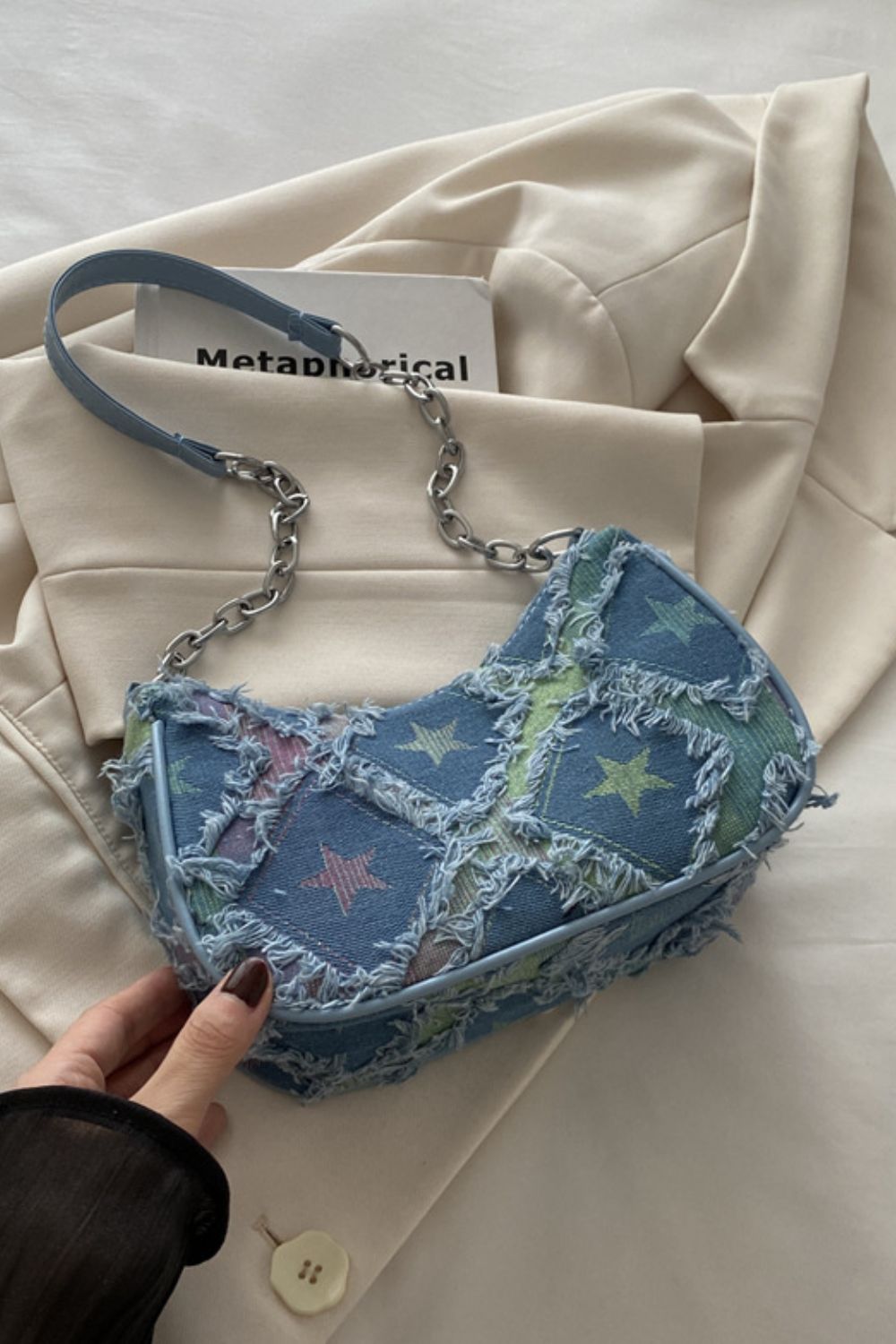 Star Print Shoulder Bag