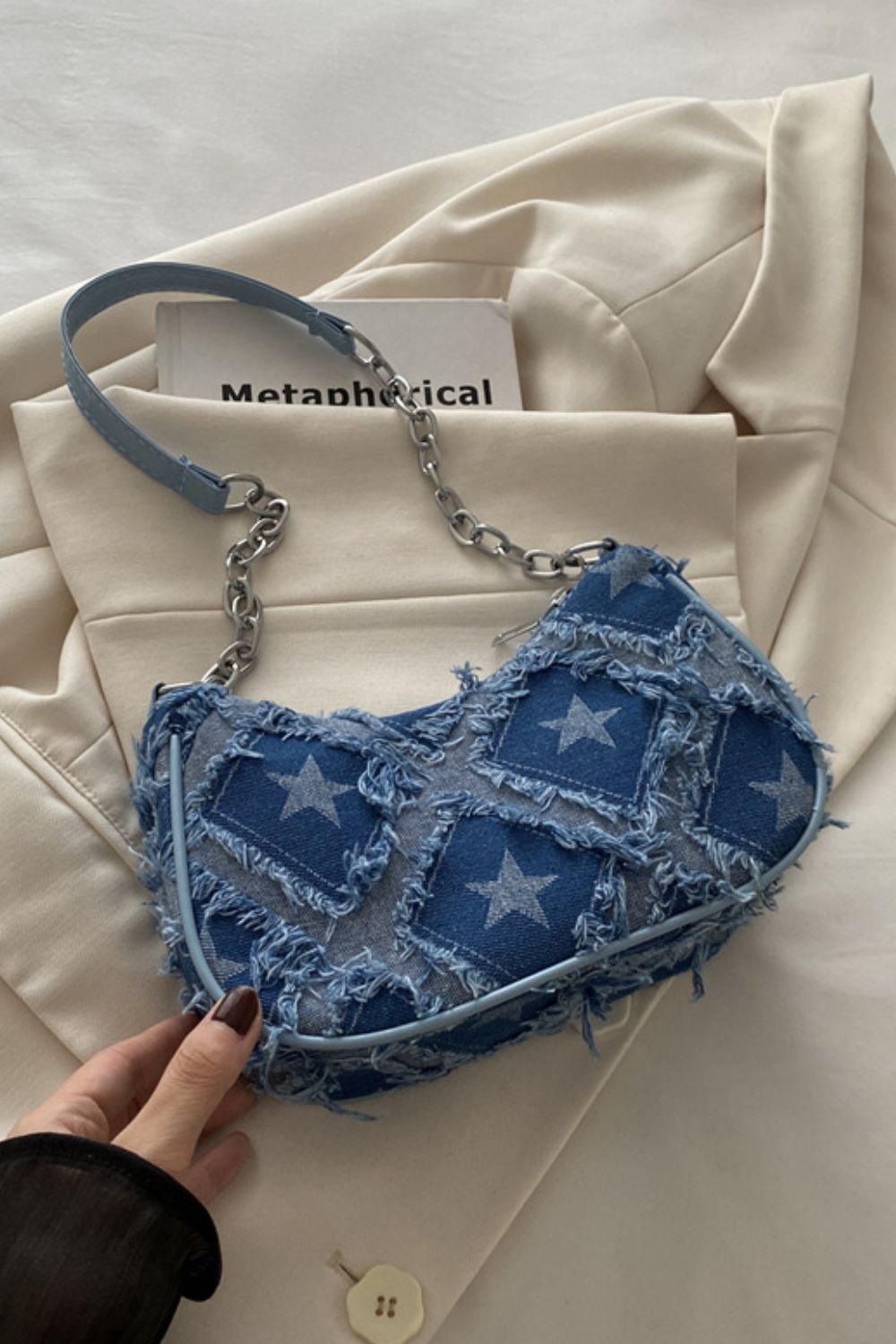 Star Print Shoulder Bag