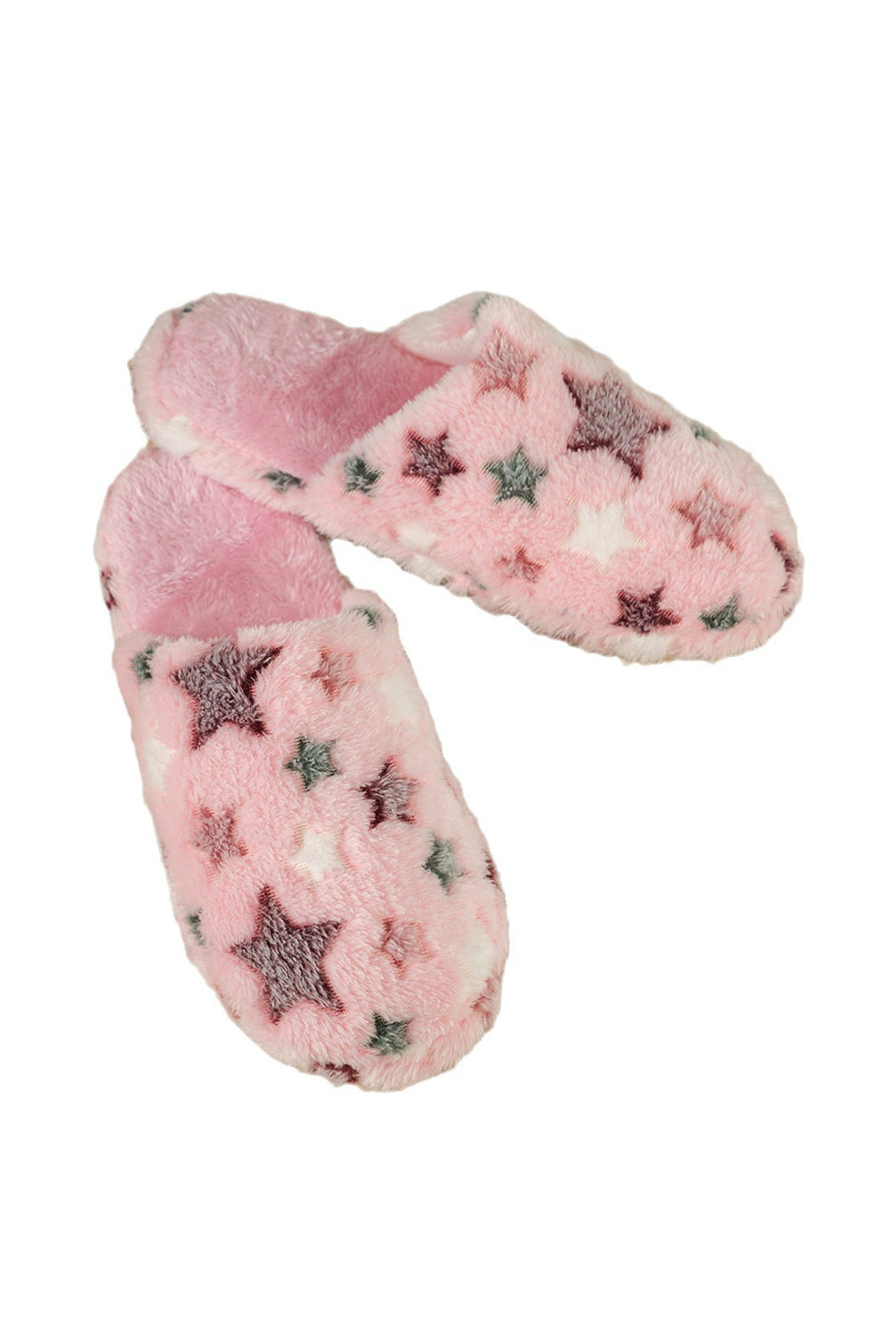Star Plush Slippers