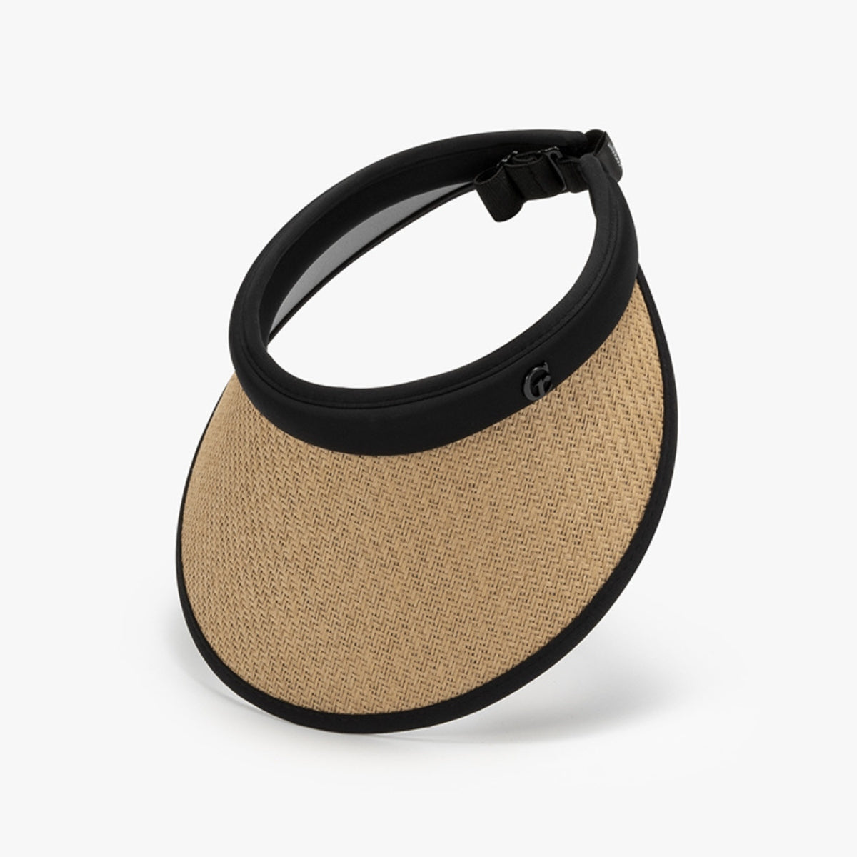 Solid Adjustable Woven Visor