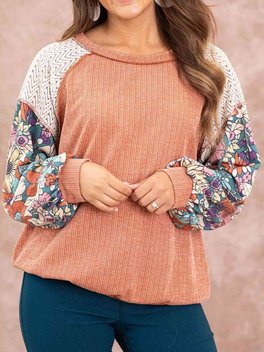 Trendy Round Neck Blouse
