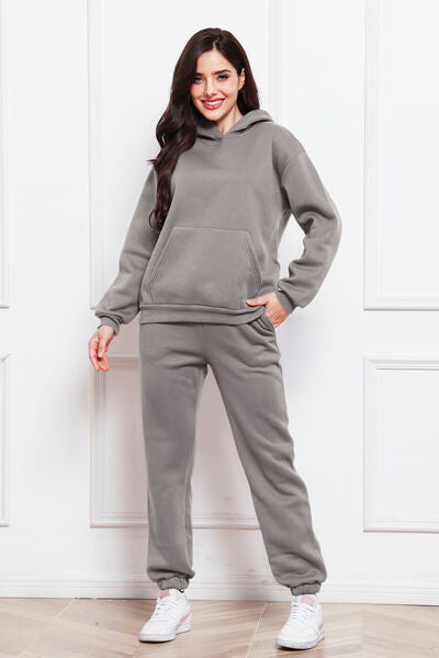 Long Sleeve Hoodie and Pants Set