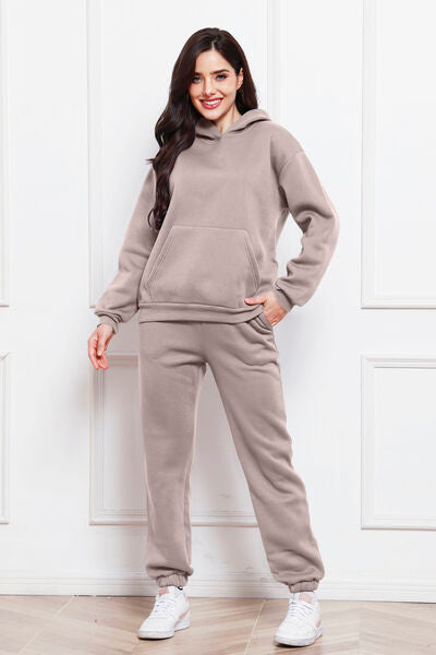 Long Sleeve Hoodie and Pants Set