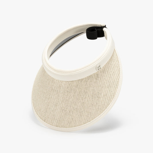 Solid Adjustable Woven Visor